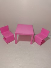 Set Tavolo E Sedie Casa Delle Barbie, anni 80 LEGGI