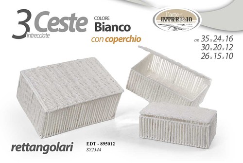 Set ceste coperchio - ceste,