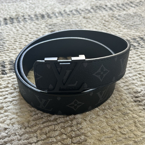 All black vuitton belt - all,
