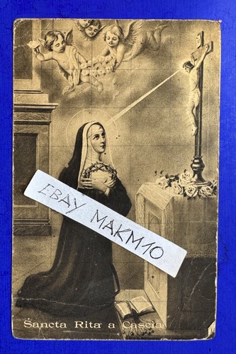 Cartolina antica santa - 🔵,
