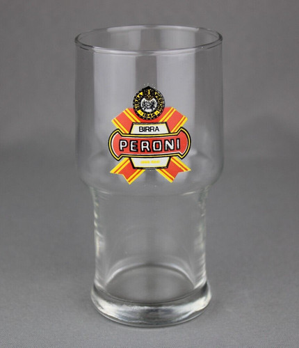 Bicchiere boccale birra peroni - bicchiere,