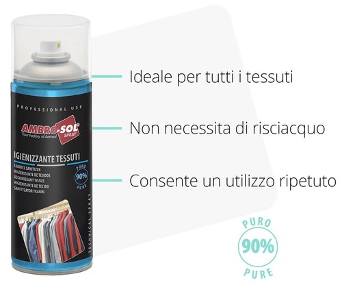 Igienizzante spray per tessuti
