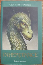Inheritance. Christopher Paolini Ciclo dell'Eredità libro fantasy ragazzi Eragon
