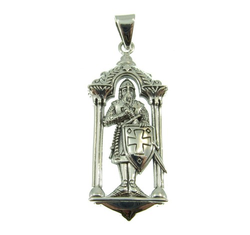 Ciondolo cavaliere del tempio - cavaliere,