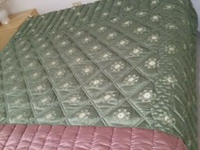 Piumone per letto matrimoniale FATTO A MANO, anni '70. 