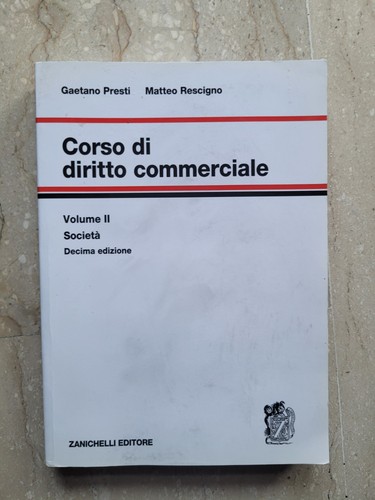 Corso diritto commerciale - di,