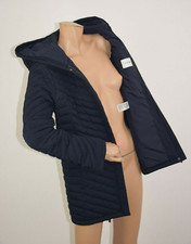 LACOSTE Live Piumino trapuntina Giubbotto Lungo con Cappuccio M navy Blue-42L