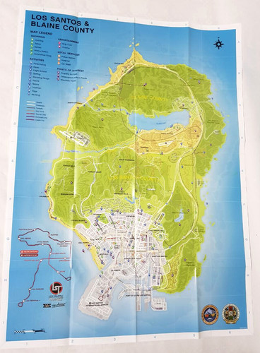 Mappa grand theft auto - theft, 5