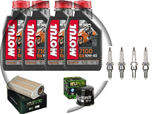 KIT TAGLIANDO HONDA HORNET 600 2007 2008 2013 OLIO MOTUL 7100 FILTRI CANDELE NGK