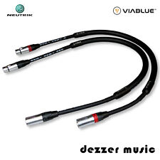 ViaBlue 2 x 0,7 m cavo XLR NF-S6 T6s / 0,70 m / High End riferimento Neutrik oro /dm