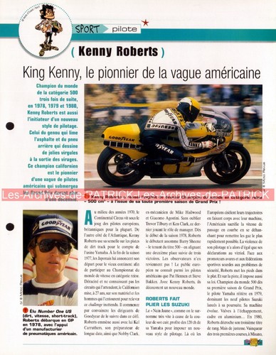 Kenny roberts pilote grand - kenny,