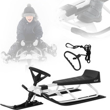 Slitta Con Volante E Freno in Acciaio per Bambini a Partire Da 5 Anni Bob Da Nev