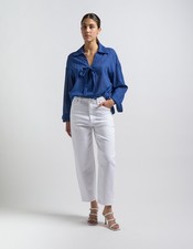 Dondup Donna Jeans Bianco 
