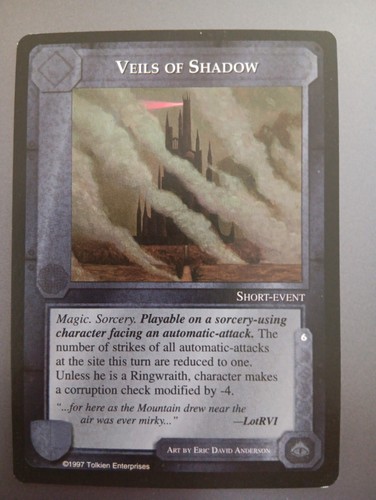Veils shadow meccg - of,
