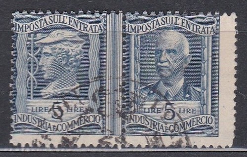 Italia 1945 marca da - marca, bollo