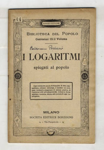 Logaritmi spiegati al - i,