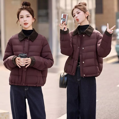 Piumino donna corto invernale - piumino,