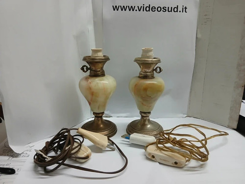 Coppia abat jour argento - in,