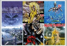 Iron Maiden Lotto 5 Pcs Heavy