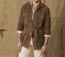 Giacca safari uomo lusso