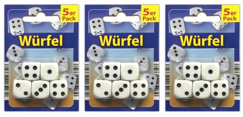 15x dadi gioco cubo - 15x,