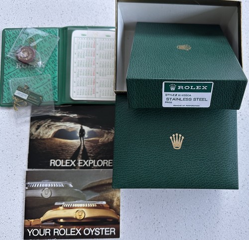 Rolex box set 16550 - rolex, explorer
