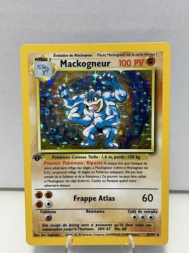Carte pokémon mackogneur - carte,