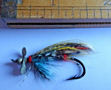UNA BUONA ESCA DA PESCA A MOSCA SALMONE ARTIFICIALE AARO RESISTENTE VINTAGE