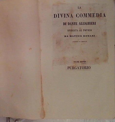 Divina commedia di - di, dante