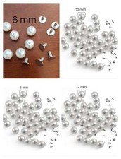 100 pz perle borchie per decorare borsa , vestiti,scarpe,capello,