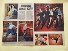 RENATO RASCEL ALBA ARNOVA FLORA MEDINI RITAGLIO CLIPPING ANNO 1960 #G31