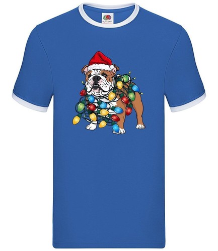 Bulldog francese cane natale - bulldog,