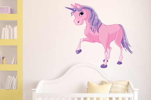 Adesivo murale unicorno - adesivo,