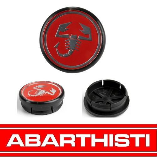 Coprimozzo rosso abarth 500 - x1,