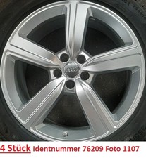 Cerchi in lega Audi E-Tron 20" pollici originali 4KE601025S 4 pezzi (1107)