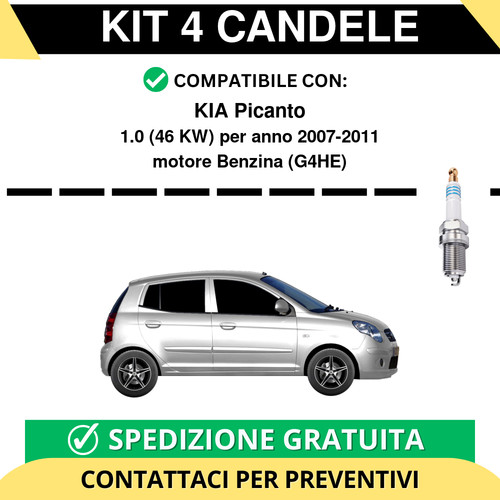 Kit candele per - per, picanto