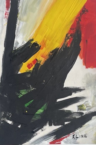 Franz kline quadro originale - kline,
