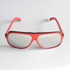 OCCHIALI DA SCI SOLE FERRARI LENTI A SPECCHIO VETRO VINTAGE ANNI '70 ITALY
