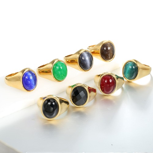 Anello uomo acciaio - acciaio, inox