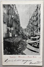 Cartolina Napoli mercato basso