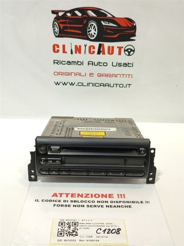 Autoradio per mini cooper - autoradio,