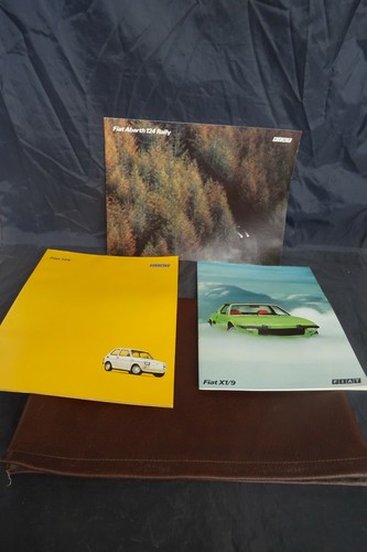 Tre brochure fiat 124 - brochure,