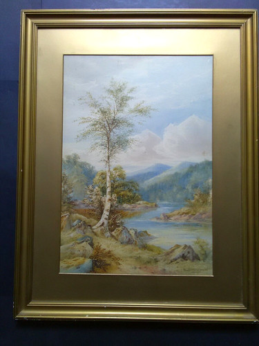 Grande dipinto paesaggio