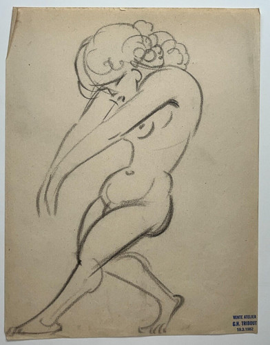 Donna nuda danse disegno - nuda,