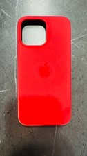 Cover Custodia Apple Copertina SILICONE ORIGINAL MagSafe iPhone 14 Pro Max Rosso