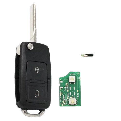 Telecomando chiave tasti vw - chiave, 2