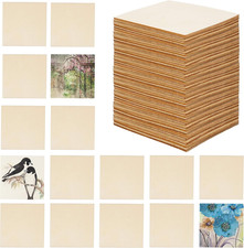 Quadrati Legno Grezzo (50Pz) -