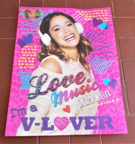 Poster olografico violetta - poster, 3d