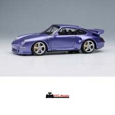 Porsche 911 (993) Turbo S 1996 blu lavanda metallizzato 1:43 trucco VISION VM113J