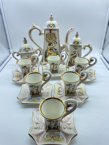 Set caffe capodimonte vintage - set,